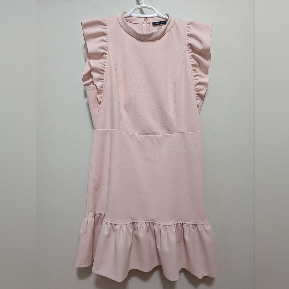 Tommy Hilfiger Pink Ruffled Dress